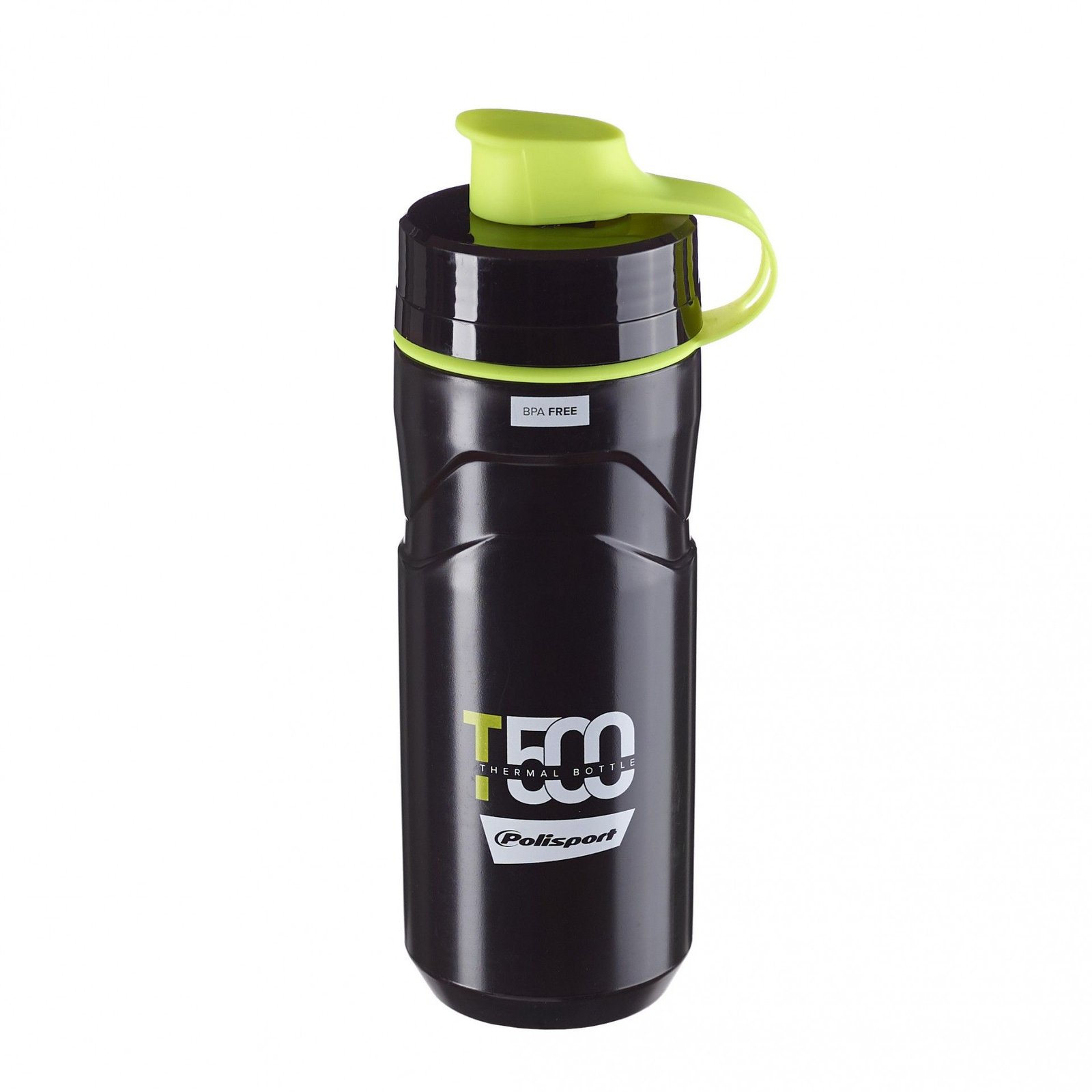 Термо бидон Polisport T500, 500 ml, черно-зелен