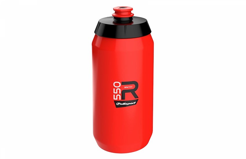 Бидон Polisport R550 Screw-On, 550 ml, червен