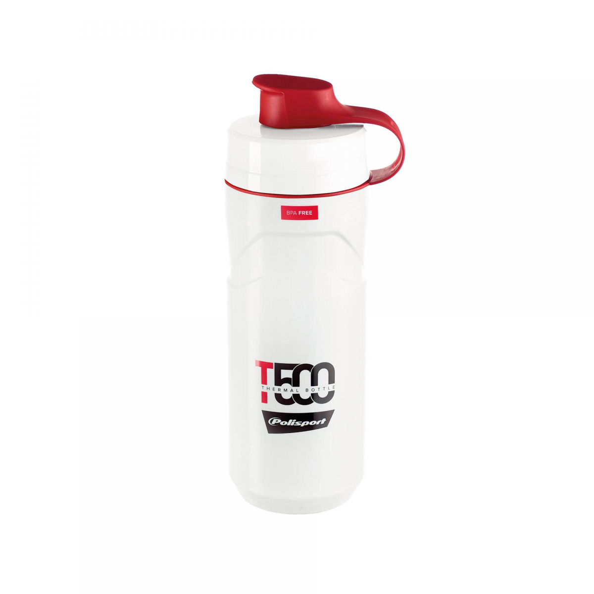 T500 - Thermal Water Bottle 500ML White and Red