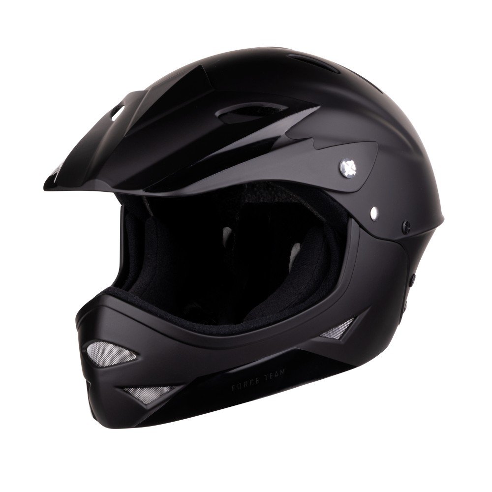 Детска каска Force Downhill Fullface черна