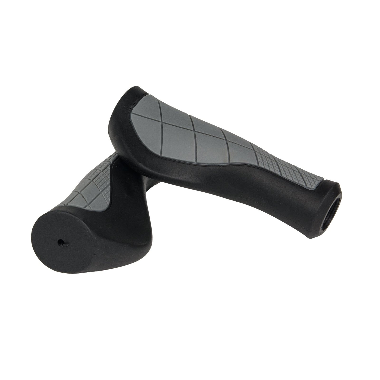 Дръжки RideFIT Ergo DC Rhombus 136.5mm сив черен
