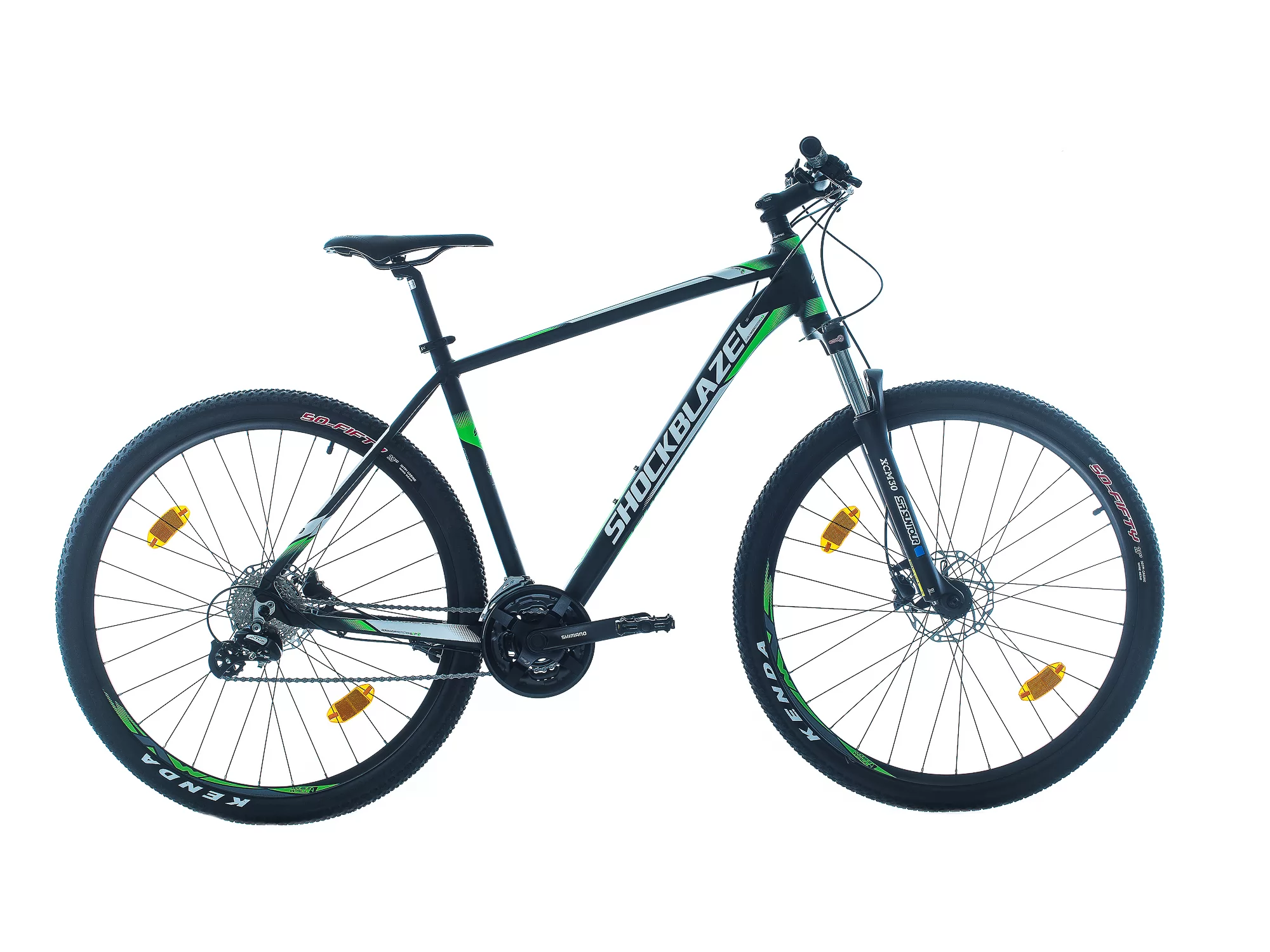 Планински велосипед Shockblaze R3 27.5 - Черен/зелен