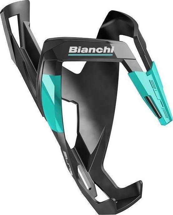 Стойка за бидон Bianchi Race Plus - черен/целесте