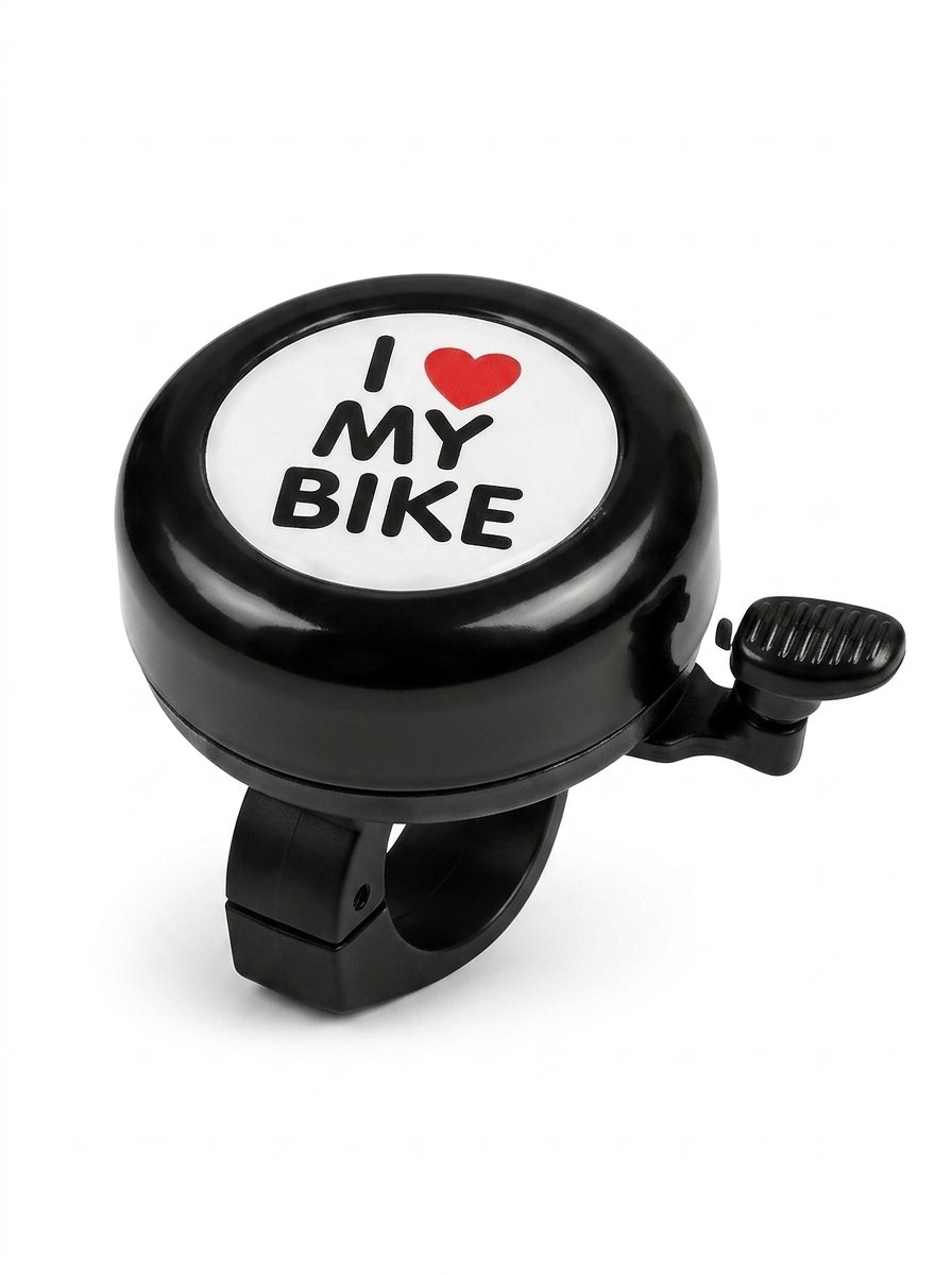 Звънец Skuad I LOVE MY BIKE черен
