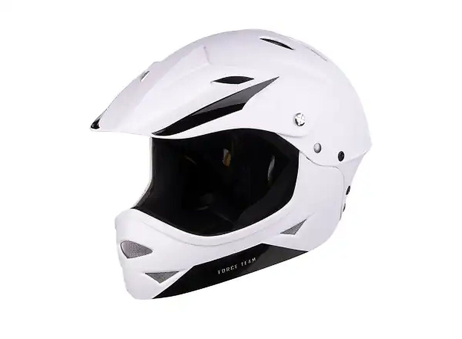 Детска каска Force Downhill Fullface бяла 1
