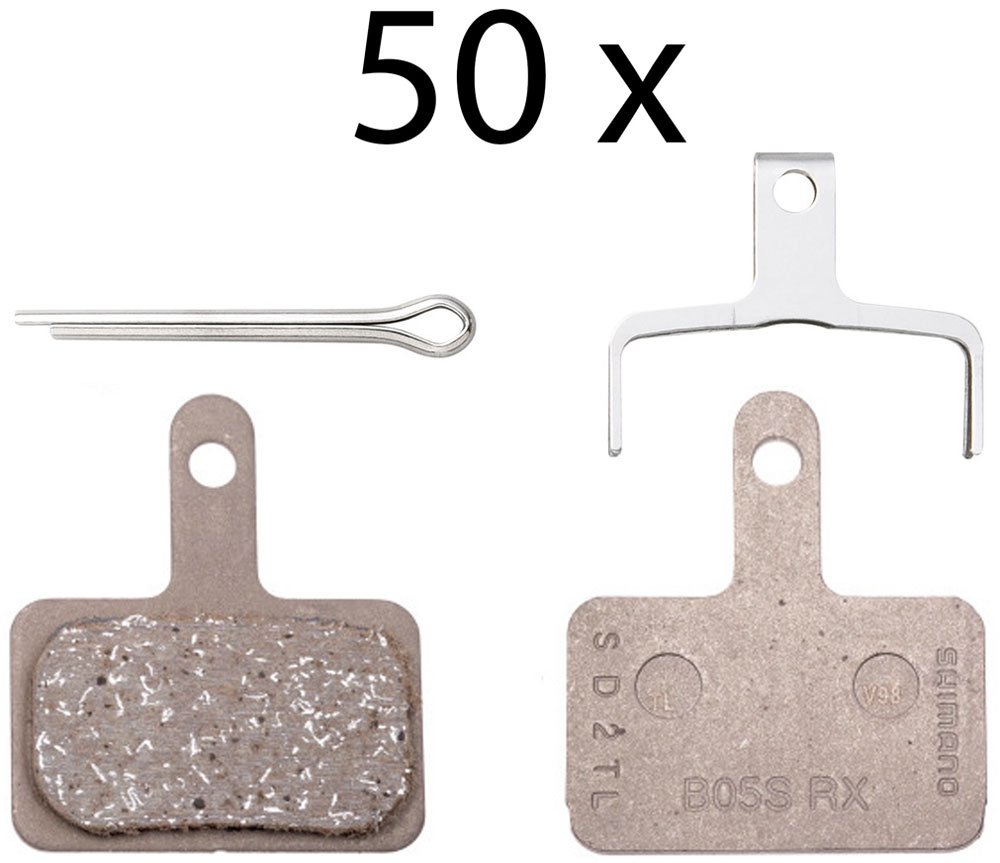 Shimano B05S-RX смолни накладки за дискови спирачки - workshop pack 50 чифта