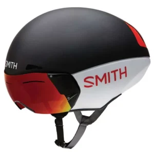 Каска Smith Podium TT MIPS в червено, бяло и черно