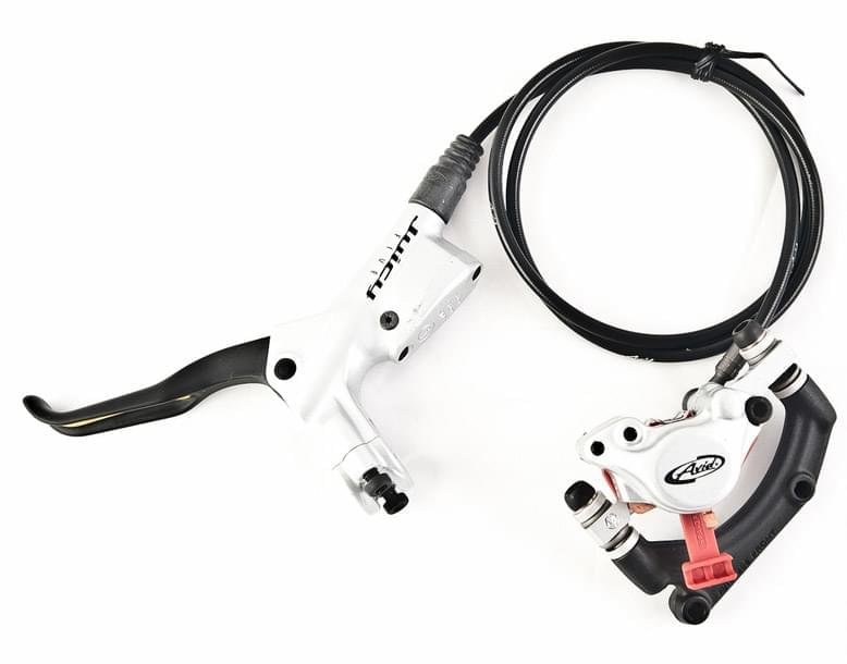 Задна хидравлична спирачка Avid Juicy 5 160 mm бяла