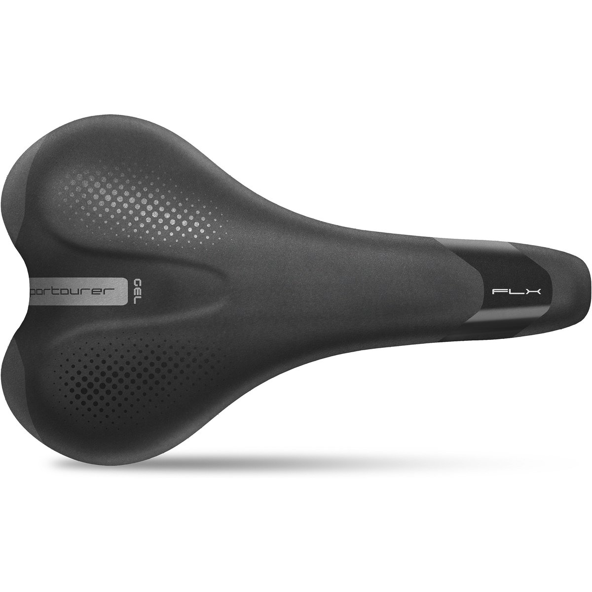 Седалка Sportourer FLX Man Gel Hi-Viz черна
